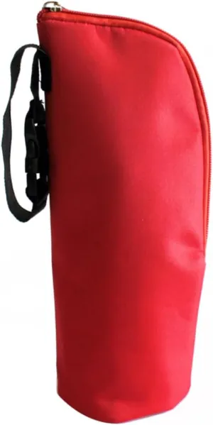 VANZACK Milk Bottle Warmer Bag Portable Insulated Tote for Feeding Keeps Bottles Warm for Hours Durable Design Easy to Red