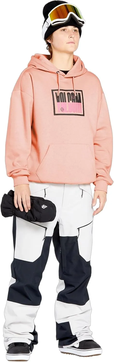 Volcom Women's Essential Hooded Snowboard Riding Fleece Hoodie