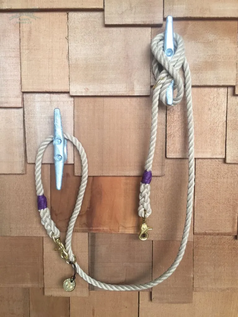 WHOLE LOTTA LEASH Adjustable Nantucket Rope Leash
