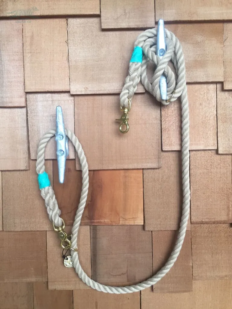 WHOLE LOTTA LEASH Adjustable Nantucket Rope Leash