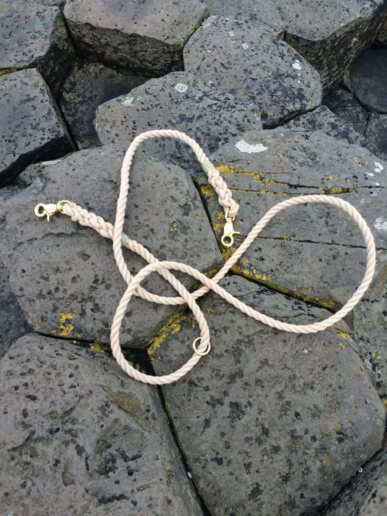 WHOLE LOTTA LEASH Adjustable Nantucket Rope Leash
