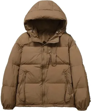 Women Casual Hooded Cotton Coats Thicken Warm Down Cotton Parkas Puffer Coat Zipper Padded Outwear Tops