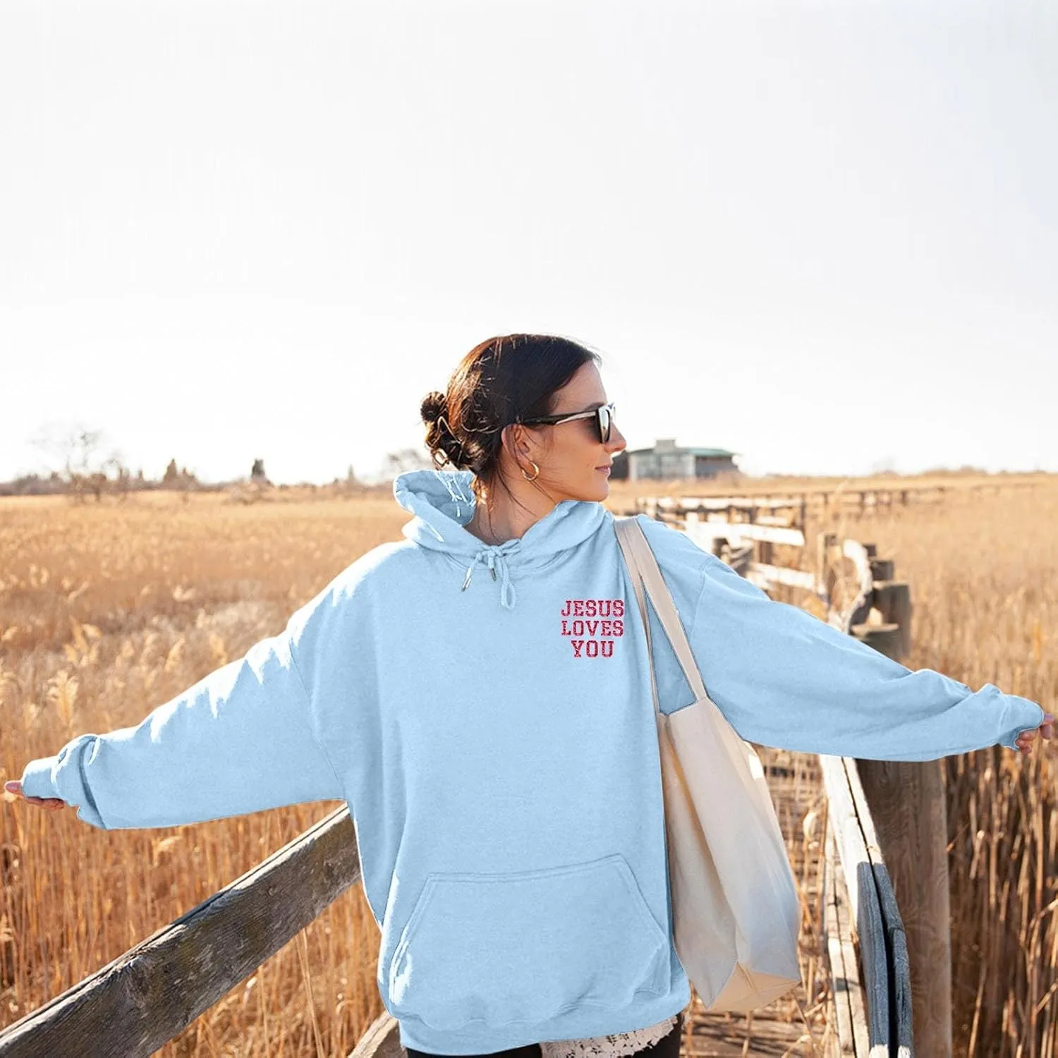 Women'S Fashion Hoodies & Sweatshirts Long Sleeve Drawstring Hoodies Print Oversized Fall Tops Heavy Sweatpants