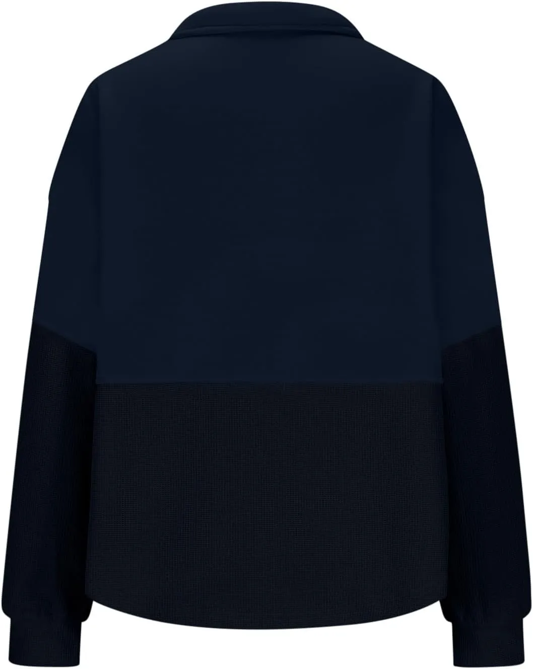 Womens Half Zip Up Sweatshirt Trendy Long Sleeve Oversized Pullover Tops Waffle Knit Hoodies Fall Outfits 2024
