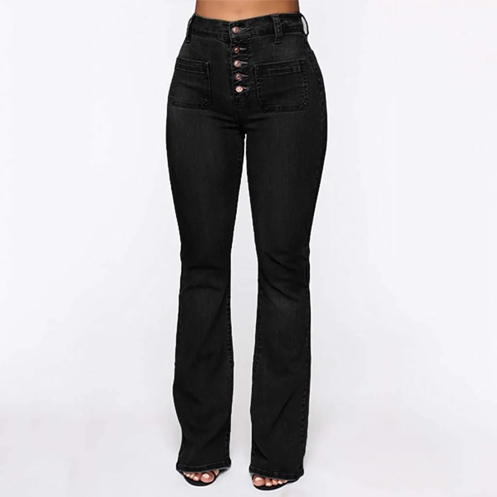 Womens Jeans Up Pants Jeans Mid Womens Poket Lace Denim Casual Women's Jeans Plus Size Skinny Jeans for Women Jeans