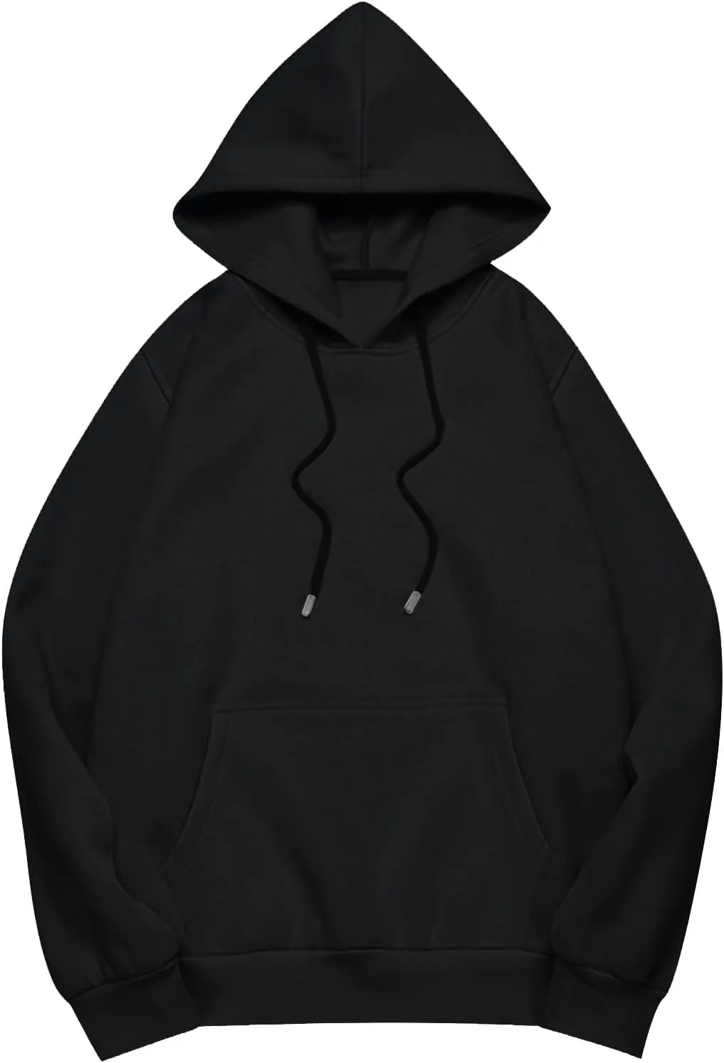 Women's Long Sleeve Oversized Hoodies Fall Drop Shoulder Casual Loose Pullover Padded Hooded Sweatshirt with Pockets