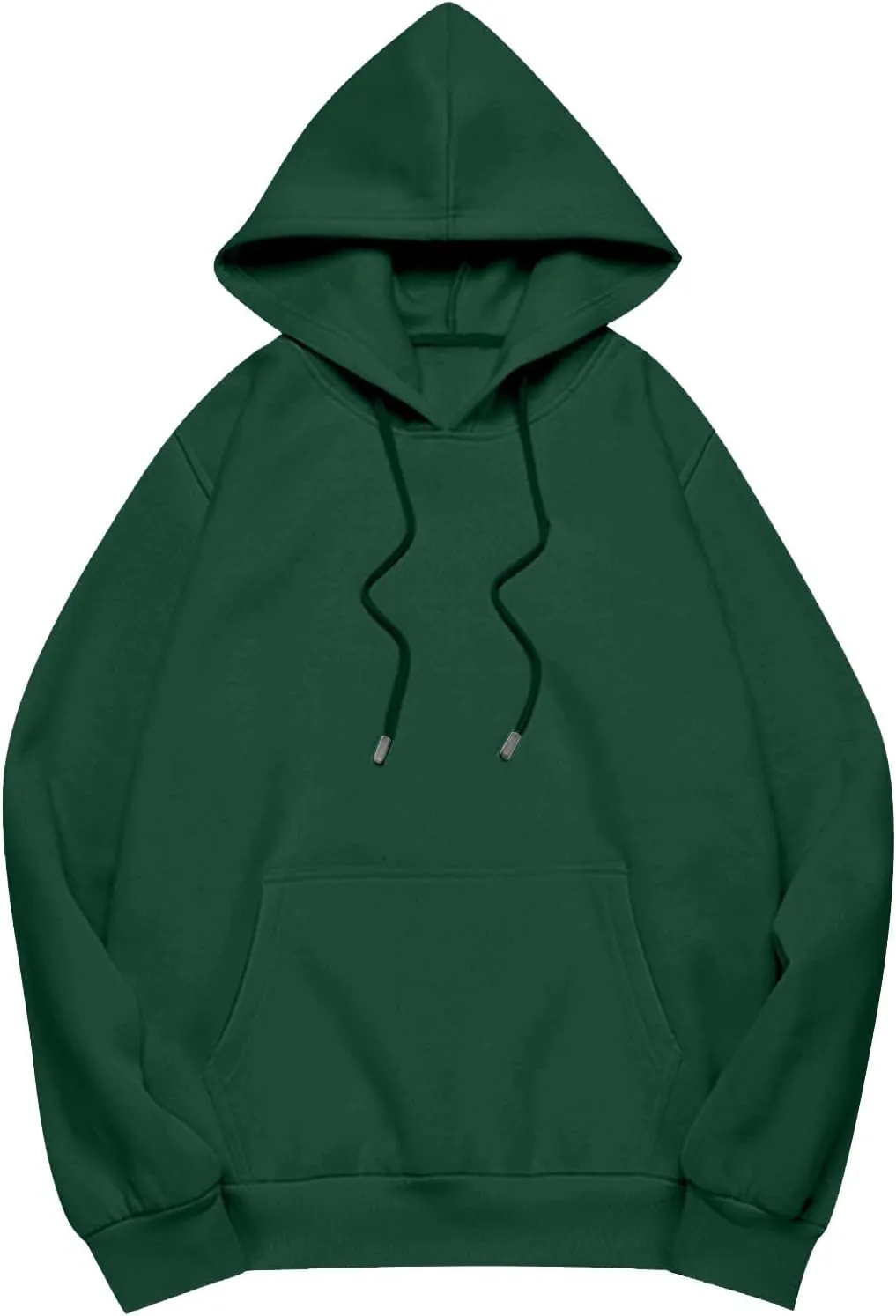 Women's Long Sleeve Oversized Hoodies Fall Drop Shoulder Casual Loose Pullover Padded Hooded Sweatshirt with Pockets