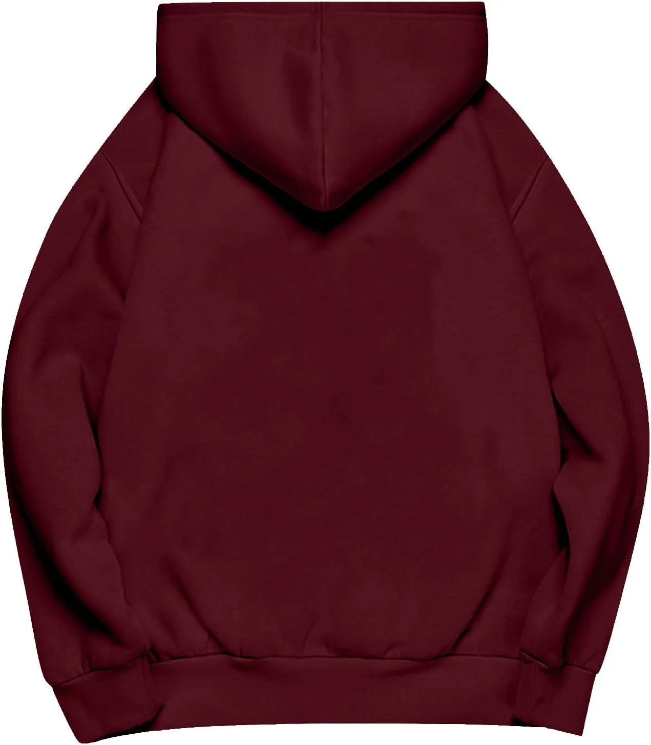 Women's Long Sleeve Oversized Hoodies Fall Drop Shoulder Casual Loose Pullover Padded Hooded Sweatshirt with Pockets