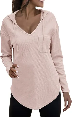 Womens Oversized Hoodies Long Sleeve Sweatshirt Casual Loose Hooded Pullover 2024 Fall Trendy Outfits Fashion
