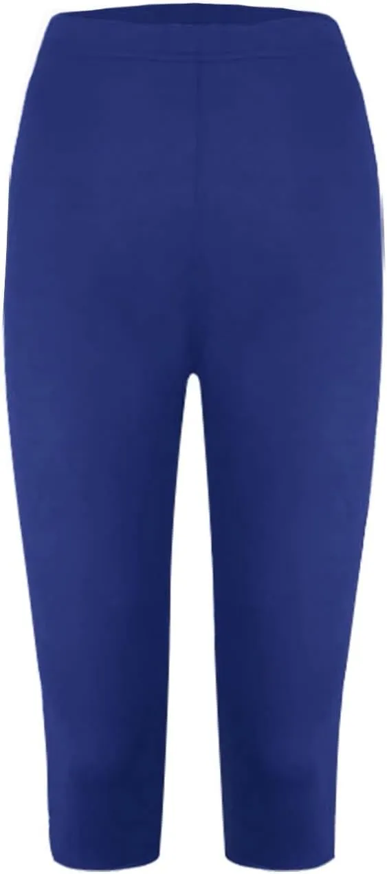 Womens Pants Women's Capri Yoga Pants with Pockets Essential High Waisted Legging for Workout Gym Yoga Pants, Large