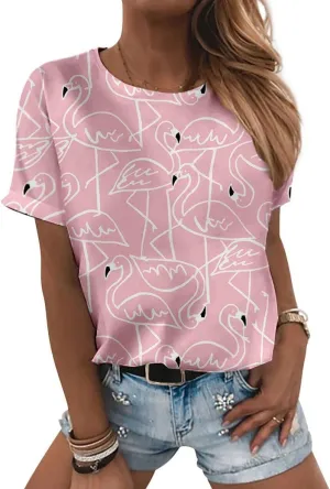 Womens Tie Dye Shirt Short Sleeve Crewneck Casual Loose Cute Tops Color-Block Pullover Sweatshirt