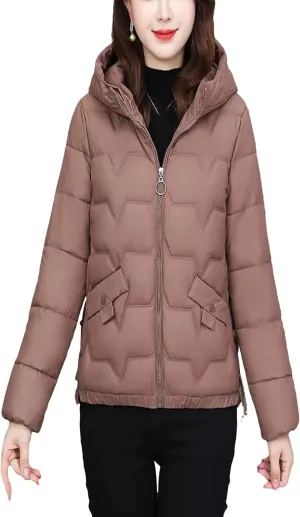 Women's Winter Down Cotton-Padded Jacket Coat Korean Fashion Lady Keep Warm Thicken Cotton-Padded Clothes
