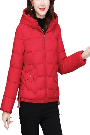 Women's Winter Down Cotton-Padded Jacket Coat Korean Fashion Lady Keep Warm Thicken Cotton-Padded Clothes