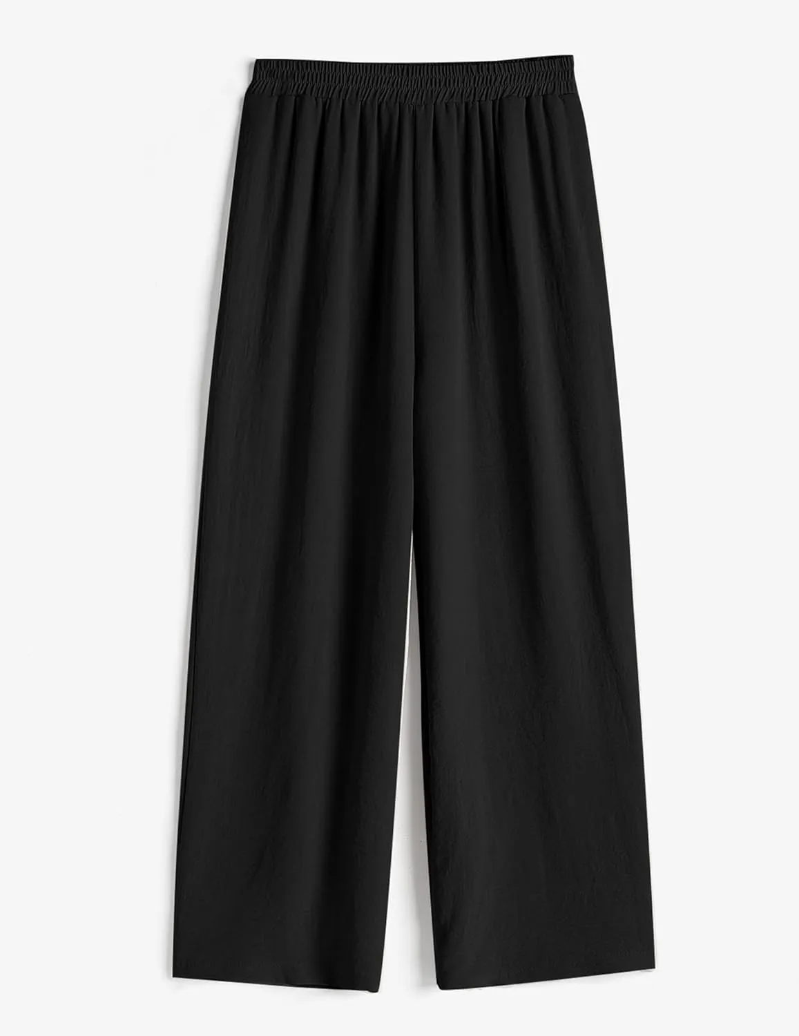 ZAFUL Womens 2 Pieces Outfit Loungewear Sets Linen Loose Cardigan Wide Leg High Waist Pants Casual Suits